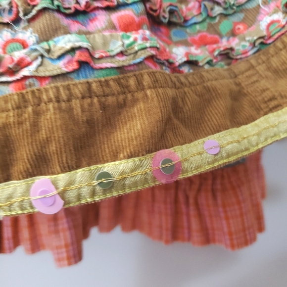 Oilily kids corduroy and cotton dress - Multi-pattern - Size 110 (5 Year) - Picture 10 of 11